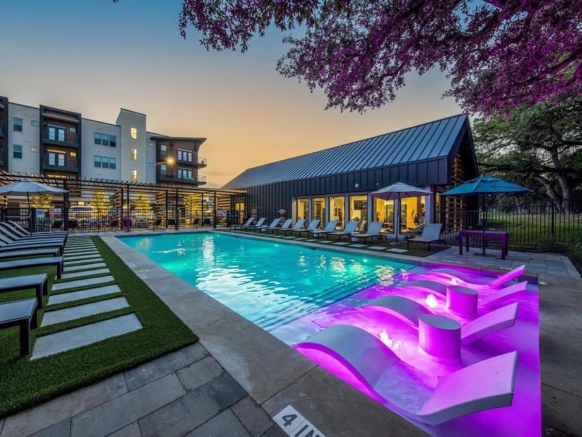Luxurious New Unit 1Bd1Ba Pool, Golf Sim Apartment Austin Bagian luar foto